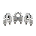Clamp Wire Rope Clips M2/3/4/6/8/10/12/14mm Wire Rope Clip Cable Bolts Rigging Hardware Clamps 304 Stainless Steel