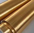ORON DECO Gold PVC Wallpaper Self-Adhesive Metallic Stainless Peel and Stick Wall Paper for Refrigerator Furniture Removable