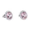Nickel Free 925 Sterling Silver Geometric Oval Earrings for Women Nano Morganitec Double Oval Earring Jewelry