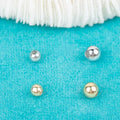 S925 Sterling Silver Round Stopper Bead Simple Jewelry Pan Charms Resign Plastic Filled for Jewelry Accessories Making DIY