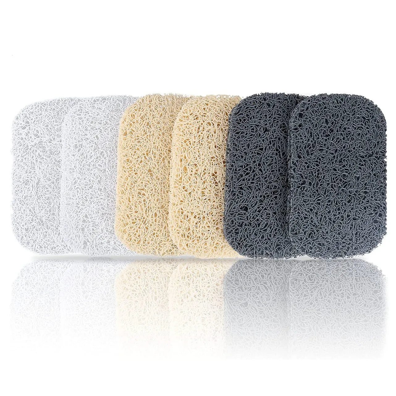 Shower Bathroom Accessories Self Draining Soap bar Holder Dishes Cases Mat Soap Saver Pads Tray