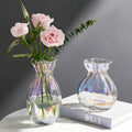 Wedding Glass Vase Fashion Hydroponic Colorful Custom Flower Home Decor Nordic Small Glass Vase