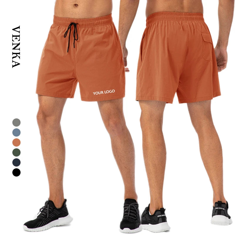 Men's Athletics Boxer Pants Polyester Light Weight Loose Gym Running Basketball Quick Dry Sport Shorts for Men