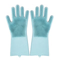Hewang Silicone Manufacturer Heat Resistant Silicone Hand Gloves Long Waterproof BBQ Smoker Oven Mitts for Kitchen Dish Washing