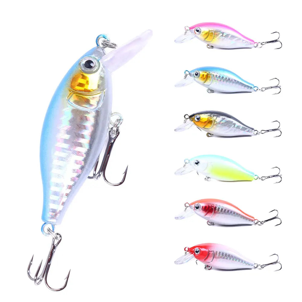 7.5CM-10.5G Wholesale Hard Crankbaits Plastic Fishing Lures for Bass and Pike