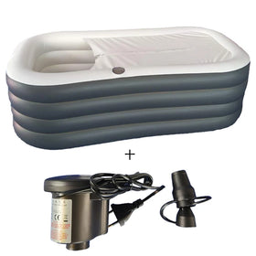 Black Grey Blue New 150Cm Cover Zipper Upgrade Cup Holder Inflatable Spa Hot Bath Tub