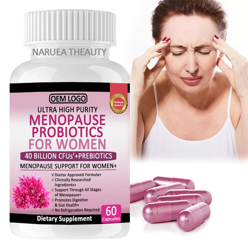 Custom Label Women Menopause Mood Swings Hormone Balance Menopause Probiotics Capsules