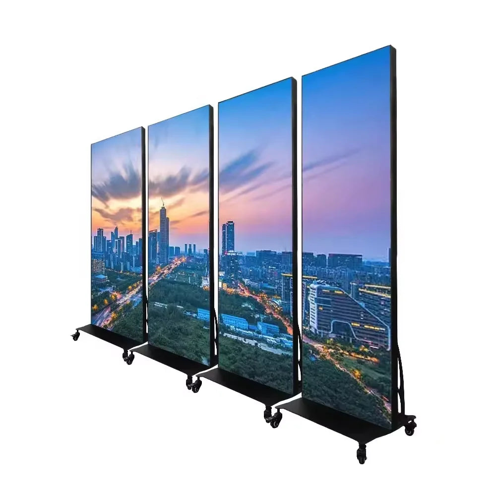 Stand Advertising Screens 2.5mm Led Screen Panel Digital-led-poster Pantalla Led Poster Outdoor Led Poster Display