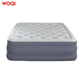 WOQI Luxury Large Size PVC Inflatable Mattress Travel Home Inflatable Bed with Built in Pump