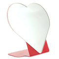 Metal Frame Desktop Vanity Mirror Make up Mirror Heart Shape