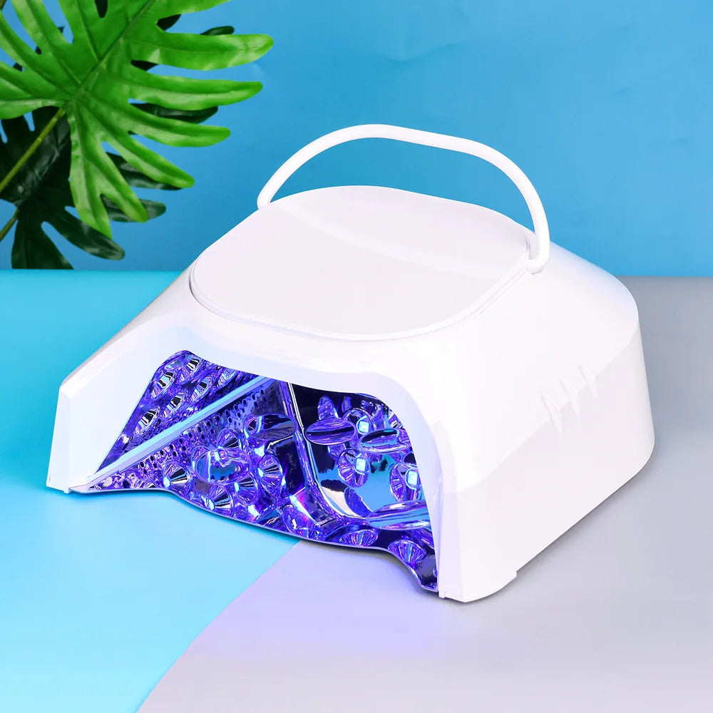 Nail Equipment Fast Curing 96W Wireless UV Gel Nail Dryer Rechargeable Cordless Ultraviolet Lamps Portable UV LED Nail Lamp