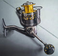 HISTAR SA20-50 Heavy Duty Metal Spinning Reel for River & Stream Fishing Left Hand Interchangeable Handle
