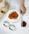 Stainless Steel Household Restaurant Dish Barbecue Seasoning Dish Seasoning Dish