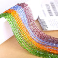 Wholesale Multi-Size Cut Glass Drop Hole Tower Beads Handmade Loose Smoky Quartz China Custom Color for Necklace Bracelet