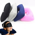 1pcs U-Shape Travel Car Pillow for Airplane Inflatable Neck Pillow Travel Accessories Road Trip Comfortable Sleep Pillows