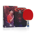 Loki ITTF Approved Carbon 6 Star Table Tennis Bats Professional Table Tennis Racket for Training Competition