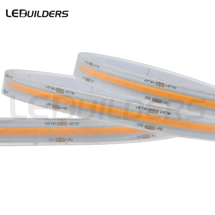 Waterproof Ip65 IP67 IP68 Tape Light White Flexible 12V 24V Flexible 480 Led Cob Light Strip for Diy Bedroom Home Decoration