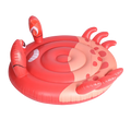 B03 F Custom PVC Pool Float Crab Water Sports Equipment Mattress Inflatable Toys Kids Beach Floats Floatie Inflatable Animal