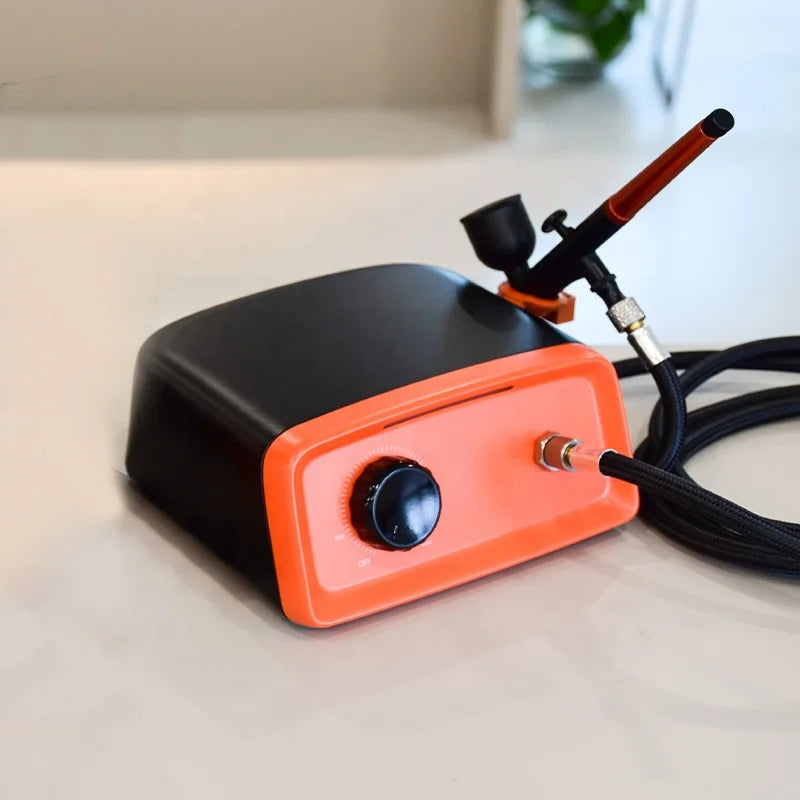 Rechargeable Electric Cake Decoration Beauty Airbrush Spray Gun Dual Action Adjustable Speed Settings Eco-Friendly Portable