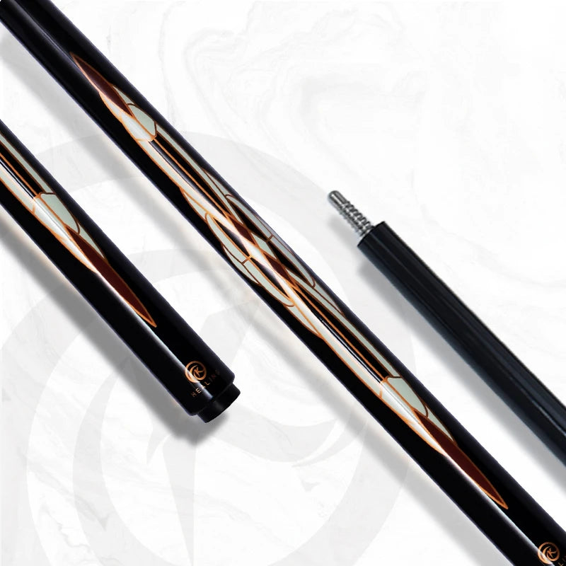 OKHEALING Professional 3-Piece Carbon Fiber Jump/Break Cue 12.9mm Tip OEM Customizable for Pool/Billiards