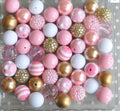 Hot Sales 20mm Mixed Color Round Acrylic Beads for Pens Wholesale Large Hole Beads for Pen Making CJ Crystal Brand China Origin