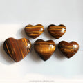 Wholesale Natural Chakra Healing Crystal tiger Eye Stone Heart Shape Gem Stone for Gift