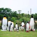 2025 frp emperor penguin statue /resin crafts handcraft king penguin sculpture/ocean theme party penguin ornaments