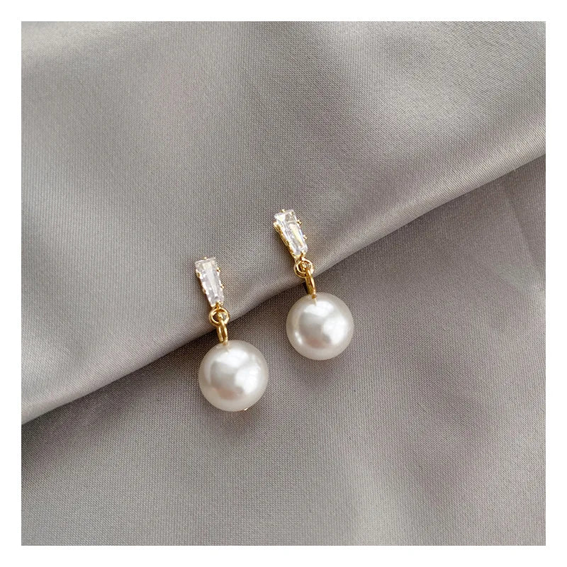 Pearl Mosquito Coil Ear Clip Earrings Jewelry Retro Non Piercing Pearl Clip Earring Earrings for Girl