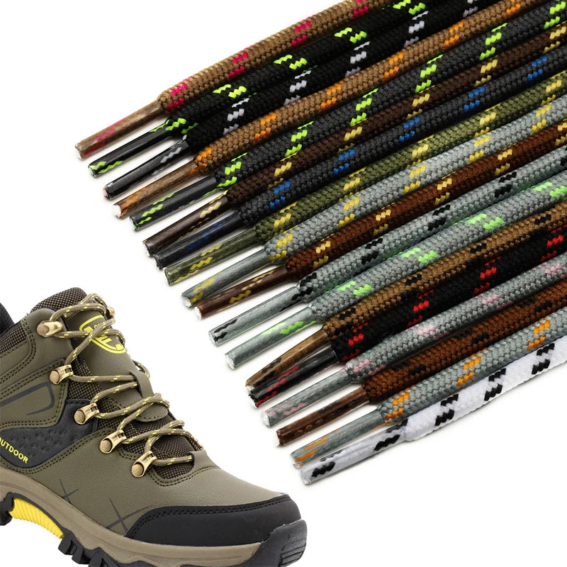 Martin Casual Leather Boots Dots Good Quality 4mm Width Shoe Laces 50-200cm 18 Colors Polyester Rope Shoelaces Pairs Included