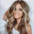 100% European Virgin Blonde Hair Double Weft Water Wave Cuticle Aligned Human Hair HD Lace Frontal Wigs