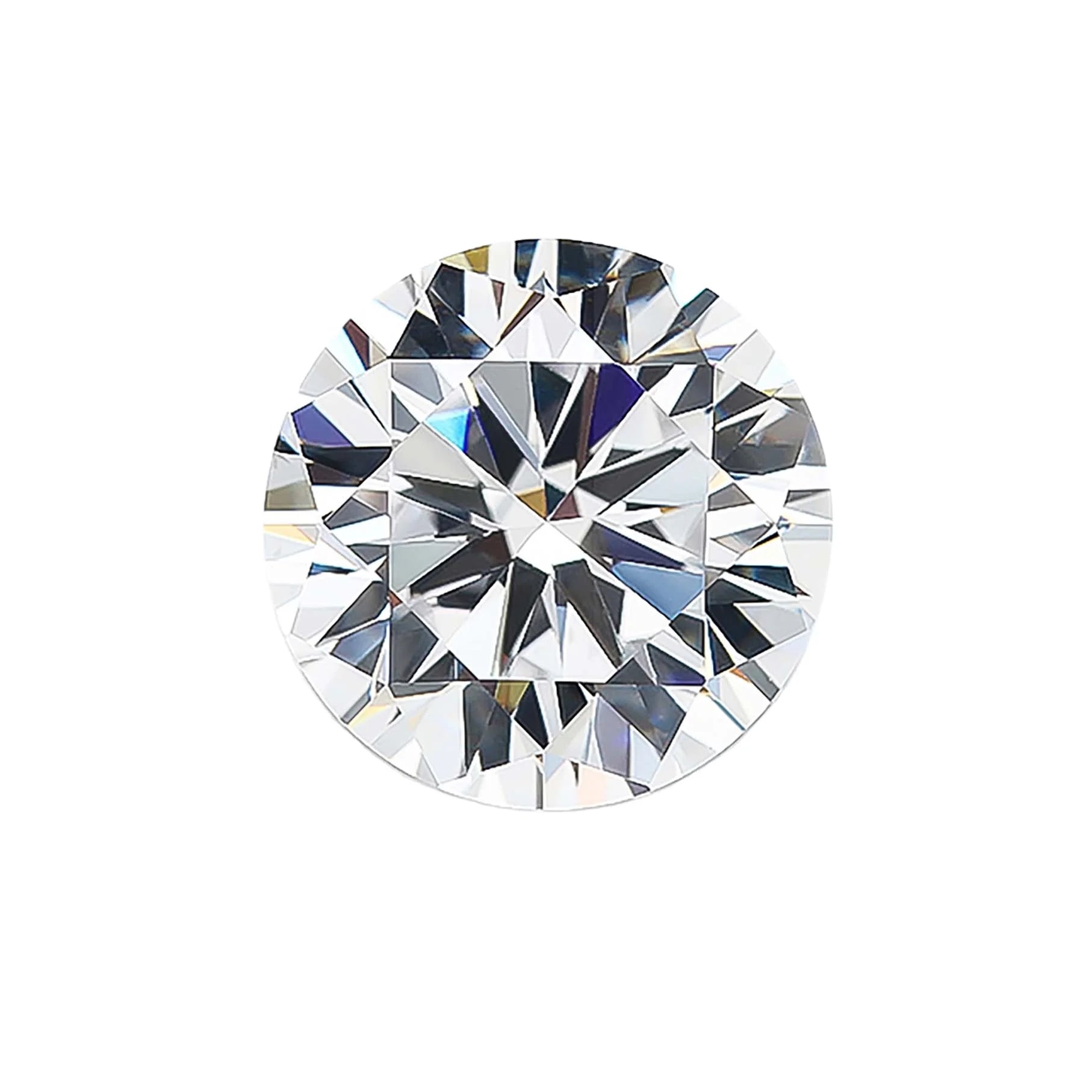 D Color White Round VVS1 Moissanite 3-15mm Can Be Purchased In Small Quantities