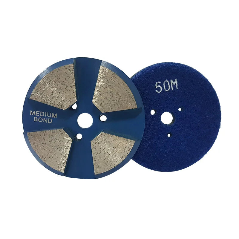 SUMO 80mm Medium Metal Bond 50 Grit Diamond Grinding Disc Concrete Floor Polishing Pad OEM 6#-400# Grit ISO9001 Certified 4