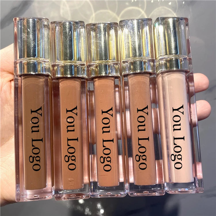 Best Sale Multi Colors Vegan Matte Lipstick Waterproof Clear Liquid Lip Gloss Private Label