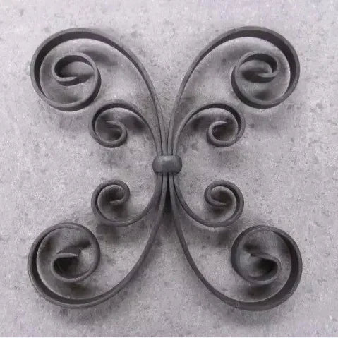 Cast Steel Flower Panels for Staircase Fence Railings