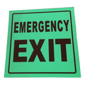 Self Luminous Exit Signs 1.2mm Photolumines Fire Emergency Exit Sign