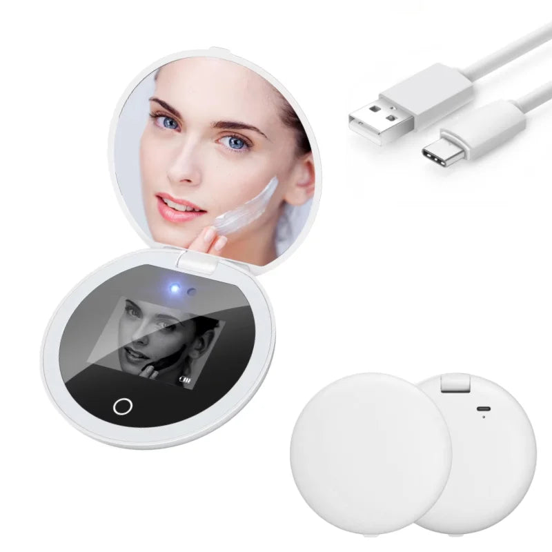 Makeup LED Light Removing UV Camera Mirror Magic Visible Facial Sunscreen Skin Protection Detect