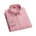 Wholesale Custom All Cotton Oxford Casual Long Sleeve Shirt Stand-up Collar  Men's Shirts Formal Office Dress Shirts