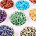 Bulk Chakra Healing Stones Amethyst Rose Quartz Polished Gemstone Natural Mixed Material Gravel Crystal Chips