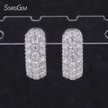 Vintage 1.6ct Round Cut Lab-Grown Diamond Earring Prong Seting Earring 14k 18k Gold D Vvs Vs Synthetic CVD HPHT Diamond Earring
