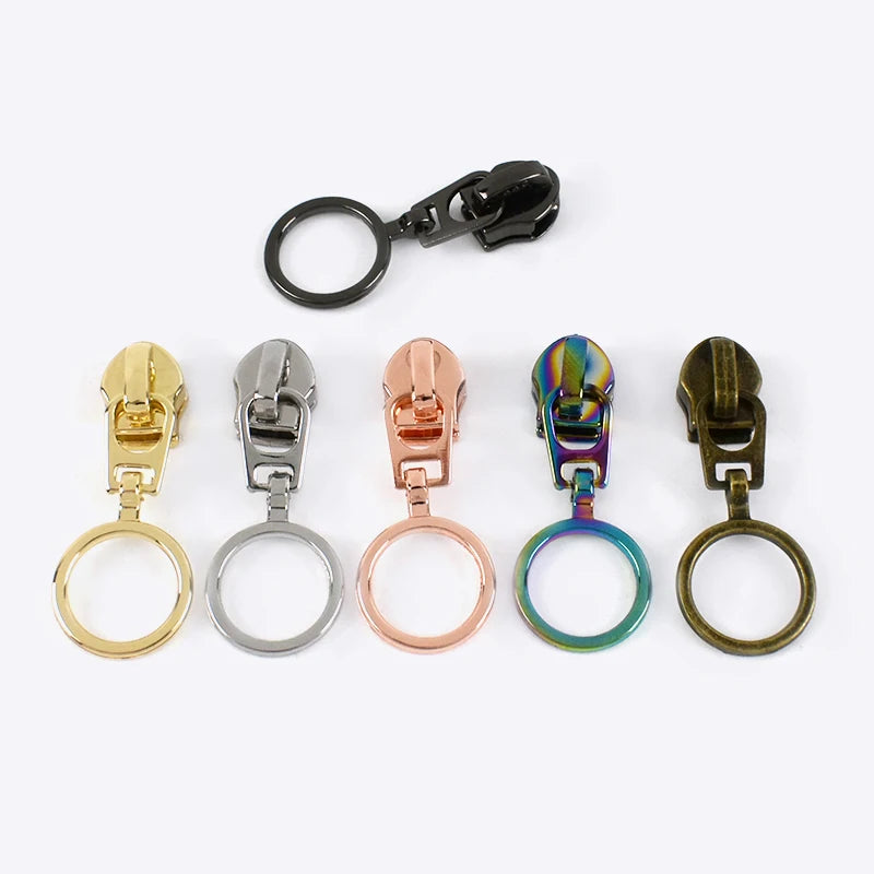 Deepeel ZT178 5# Garment Sewing Accessories Nylon Zipper Puller Down Jacket Pocket Bag Zip Repair Kits Zipper Slider