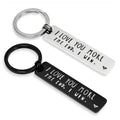 Spot Wholesale Valentine's Day Keyring Gift I Love You More the End I Win Lover Keychains