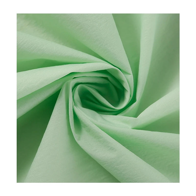 Eco-friendly GRS Recycled Breathable Water Resistant Nylon Taffeta Fabric for Sportswear Girls & Boys Garment