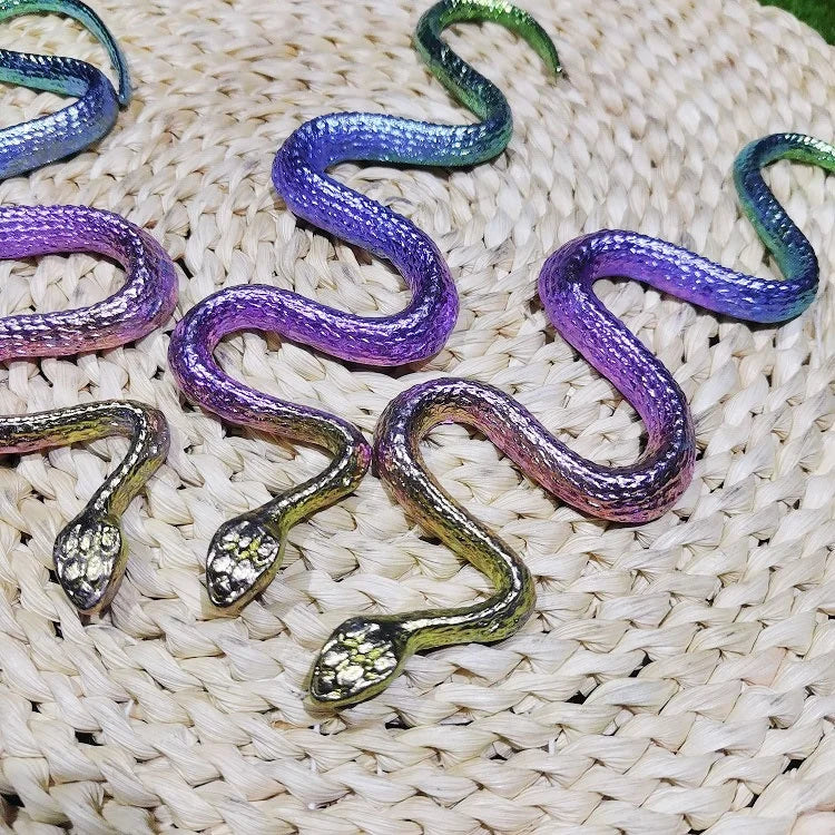 Factory Price Metal Ore Made Animal Rainbow Crystals Bismuth Snake