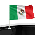 48h Fast Delivery Promotion Mexican Car Window Flag 12x18inches 100%polyester Double-side Custom Mexican Car Window Flag