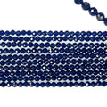 Natural Sapphire Faceted 3mm Gemstone Beads Rondelle Round Precious Loose Beads for DIY Jewelry Making Beads