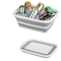 Foldable Storage Bucket Picnic Bucket Home Kitchen Bathroom Folding Wash Basin Adjustable