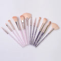 Conical Crystal Gravel Handle Transparent Handle Cosmetic Makeup Brush