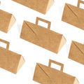 Luxury Brown Kraft Paper Gift Bags with Handles Personalized and Matt Lamination Printing