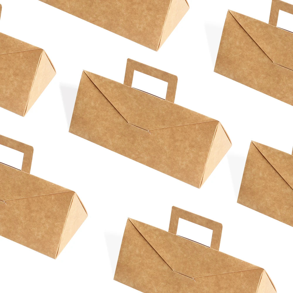 Luxury Brown Kraft Paper Gift Bags with Handles Personalized and Matt Lamination Printing
