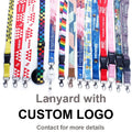 No Minimum Order Manufacturer Cheap Personalized Neck Tool Printing Polyester Sublimation Custom Lanyards With Logo Custom